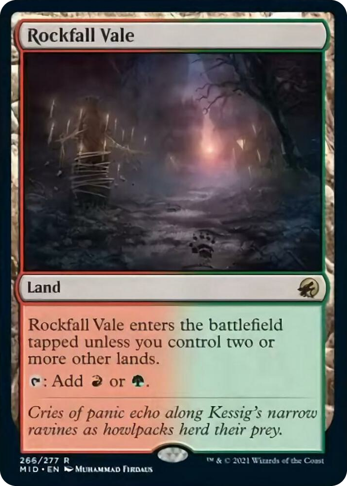 0266 Rockfall Vale R Innistrad: Midnight Hunt