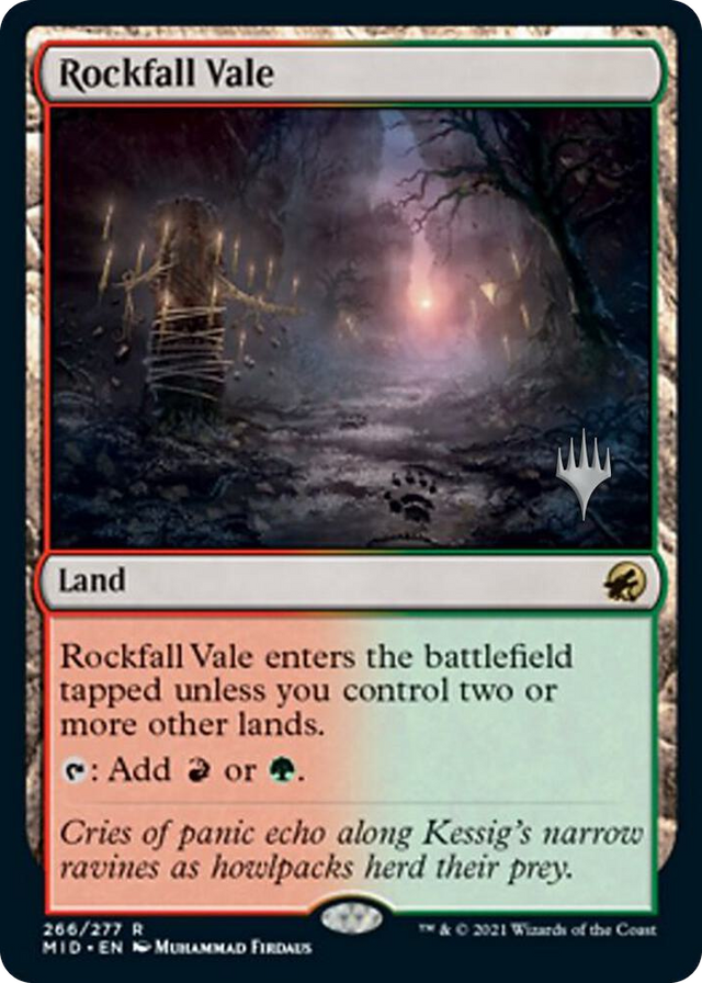 0266 Rockfall Vale R Promo Pack: Innistrad: Midnight Hunt