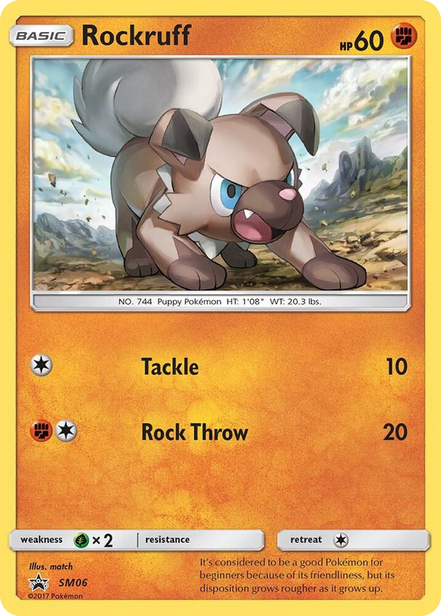 SM006 Rockruff - SM06 Promo SM Promos