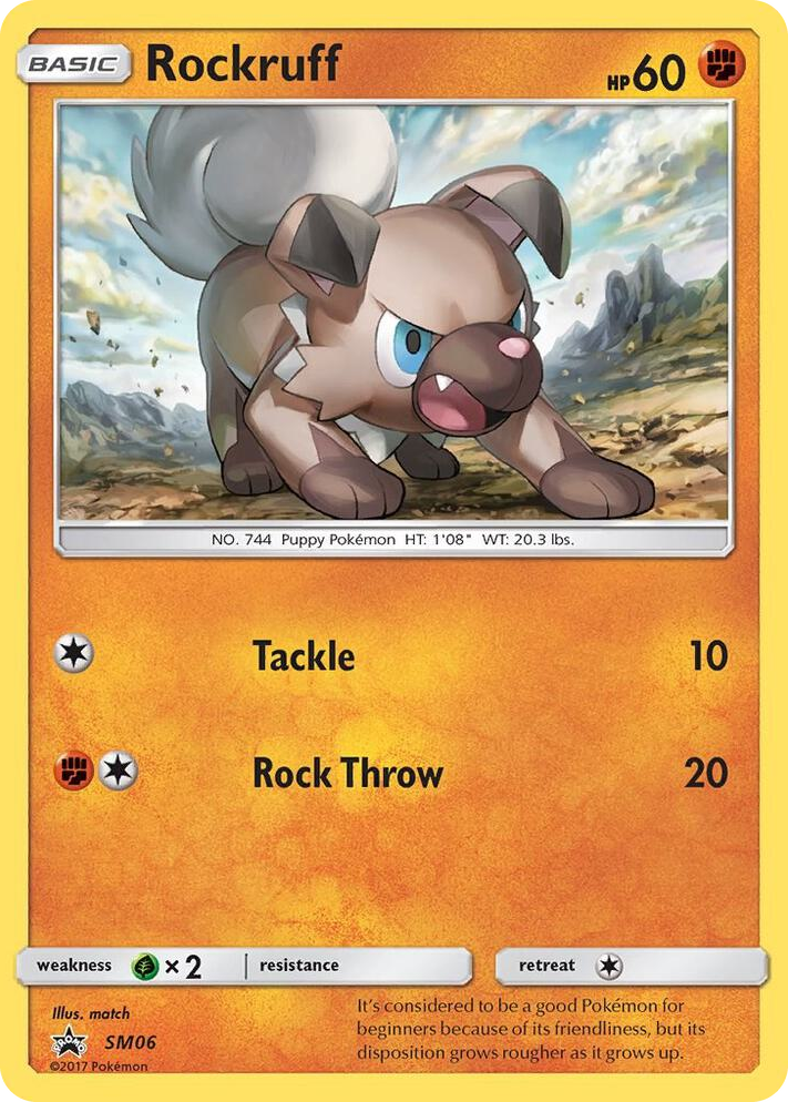 SM006 Rockruff - SM06 Promo SM Promos