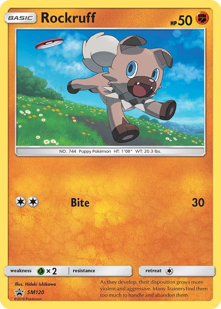 SM120 Rockruff - SM120 Promo SM Promos
