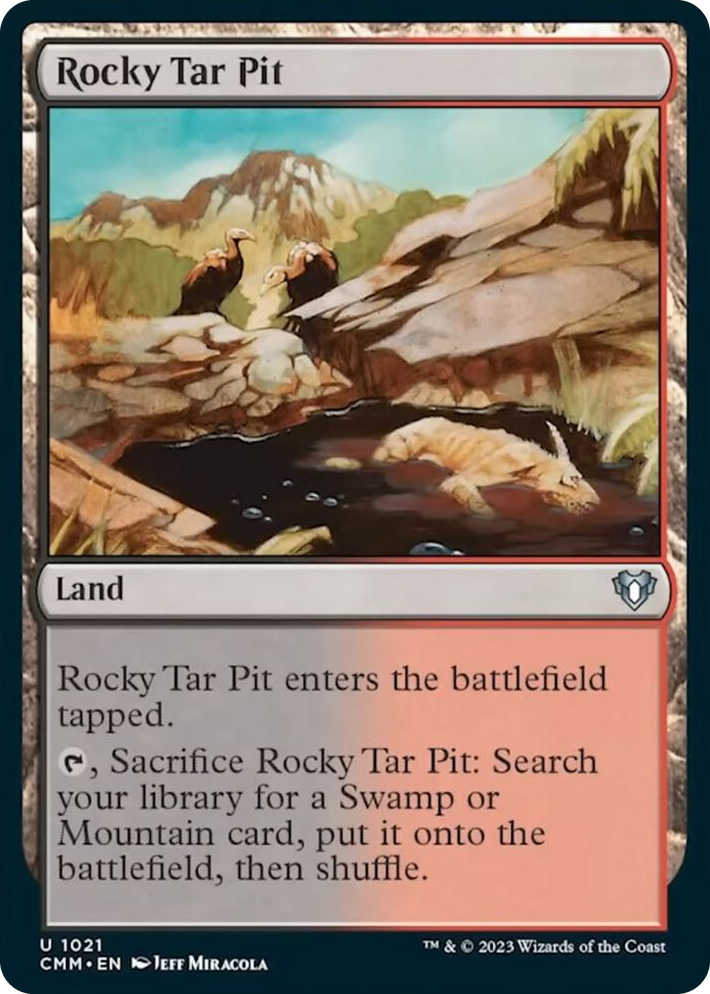 1021 Rocky Tar Pit U Commander Masters