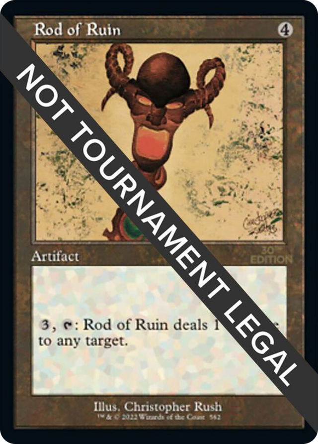 0562 Rod of Ruin (Retro Frame) U 30th Anniversary Edition