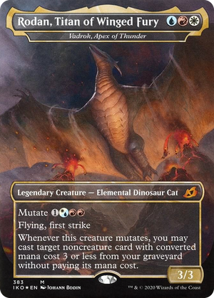0383 Rodan, Titan of Winged Fury - Vadrok, Apex of Thunder M Lair of Behemoths