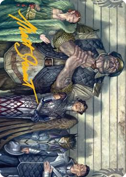 0017 Rogues' Gallery Art Card (Gold-Stamped Signature) S Art Series: Streets of New Capenna