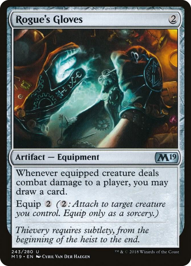 0243 Rogue's Gloves U Core Set 2019