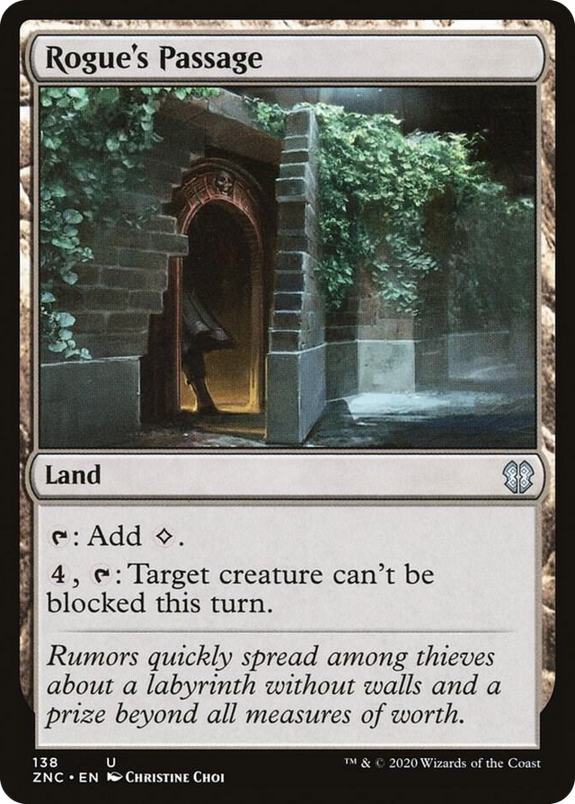 0138 Rogue's Passage U Commander: Zendikar Rising