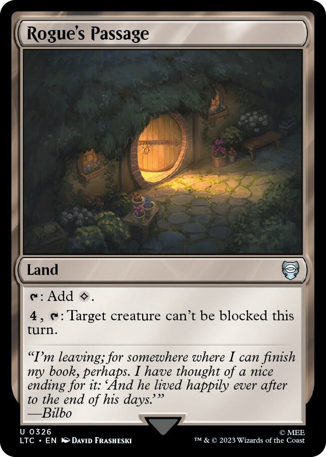 Rogue's Passage #326 U - Commander: The Lord of the Rings: Tales of Middle-earth Pokemon card