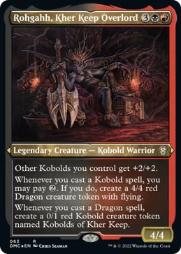 0063 Rohgahh, Kher Keep Overlord (Foil Etched) R Commander: Dominaria United