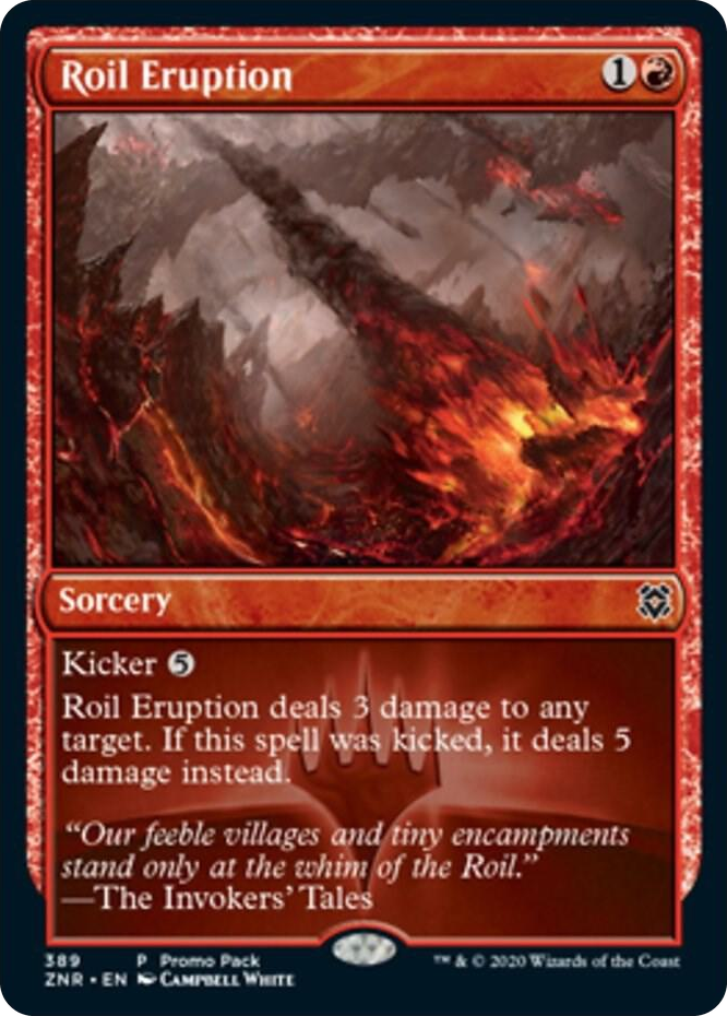 0389 Roil Eruption P Promo Pack: Zendikar Rising