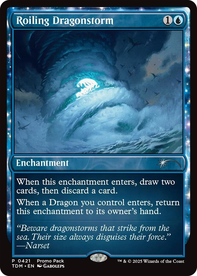 Roiling Dragonstorm #421 P - Promo Pack: Tarkir: Dragonstorm Pokemon card