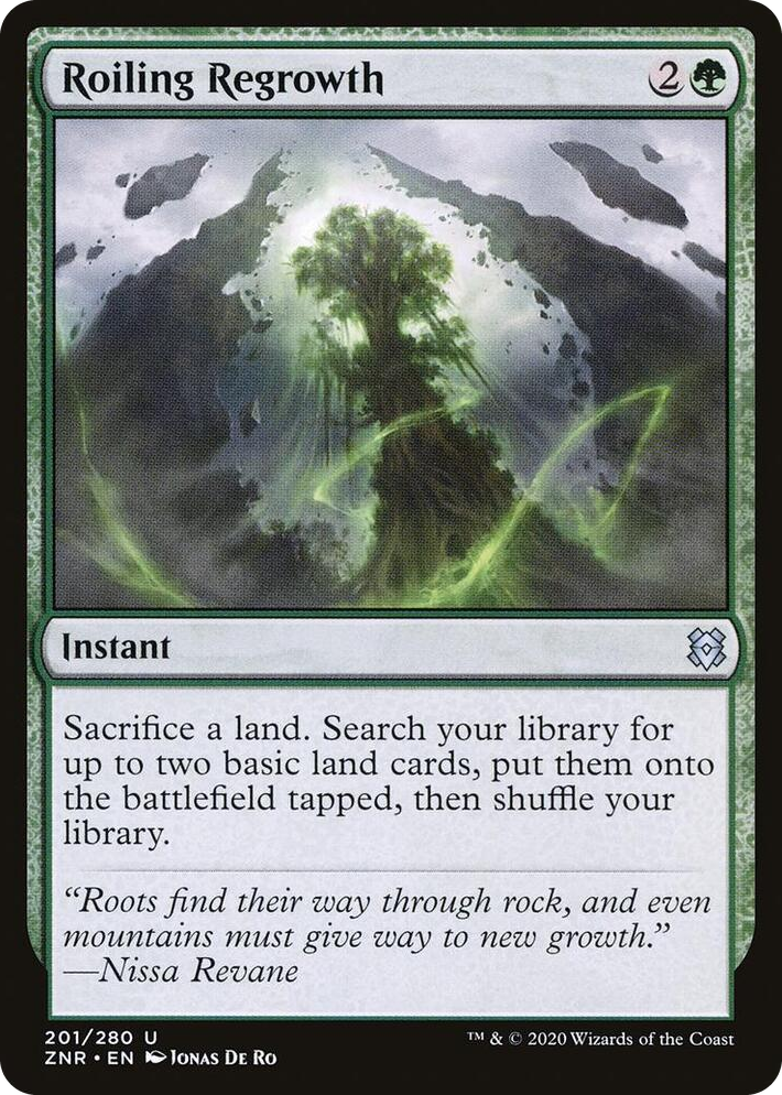 0201 Roiling Regrowth U Zendikar Rising