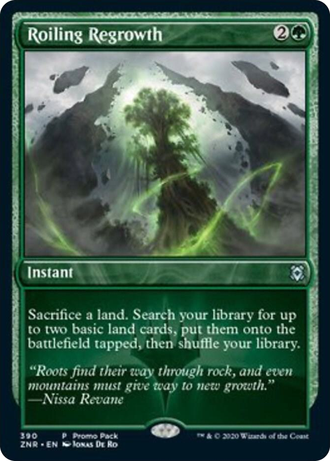 0390 Roiling Regrowth P Promo Pack: Zendikar Rising