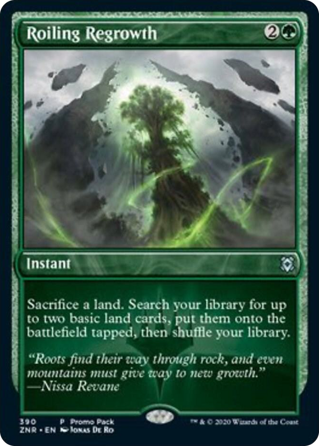 0390 Roiling Regrowth P Promo Pack: Zendikar Rising