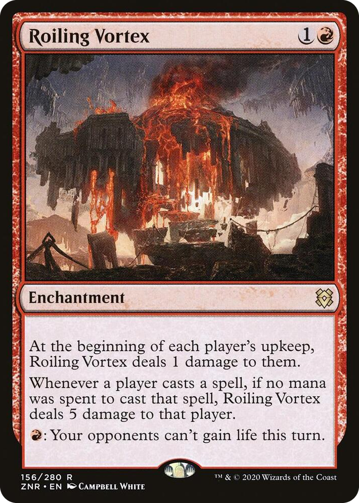 0156 Roiling Vortex R Zendikar Rising