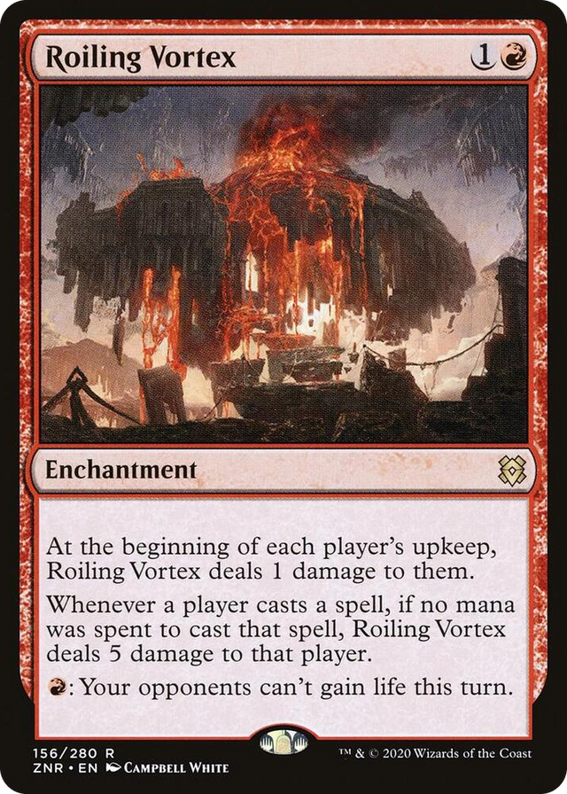 0156 Roiling Vortex R Zendikar Rising