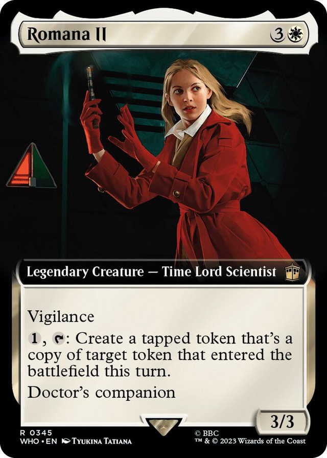 0345 Romana II (Extended Art) R Universes Beyond: Doctor Who