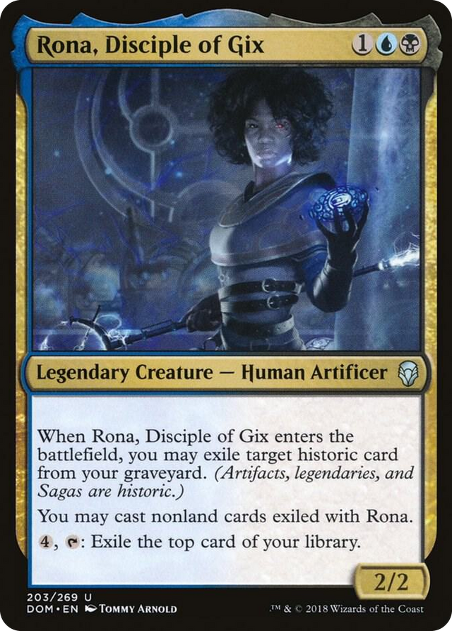 0203 Rona, Disciple of Gix U Dominaria