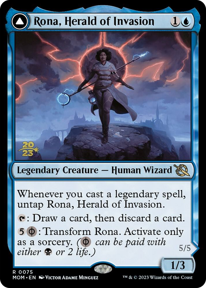 Rona, Herald of Invasion #75 R - Prerelease Cards Pokemon card