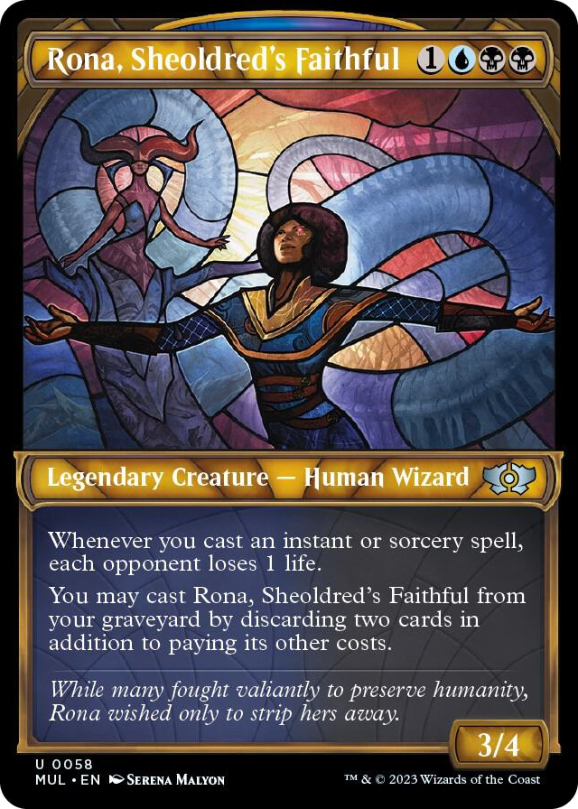 0058 Rona, Sheoldred's Faithful U March of the Machine: Multiverse Legends