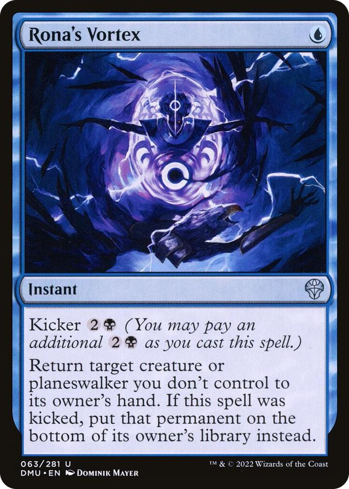 0063 Rona's Vortex U Dominaria United