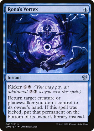0063 Rona's Vortex U Dominaria United