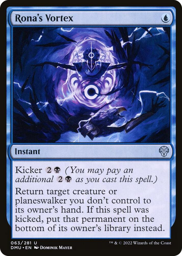 0063 Rona's Vortex U Dominaria United