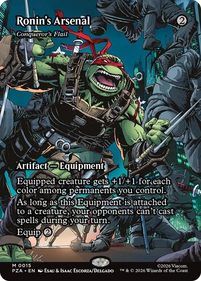 0015 Ronin's Arsenal - Conqueror's Flail (Borderless) M Teenage Mutant Ninja Turtles Source Material