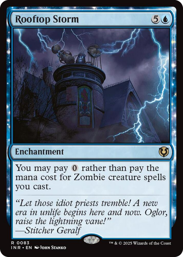 0083 Rooftop Storm R Innistrad Remastered