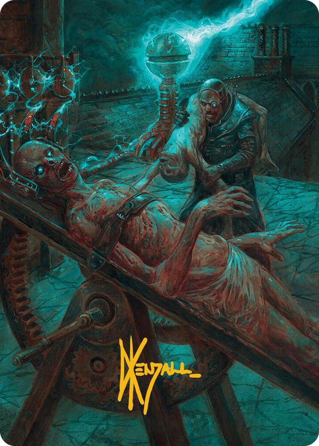 0008 Rooftop Storm Art Card (Gold-Stamped Signature) S Art Series: Innistrad Remastered