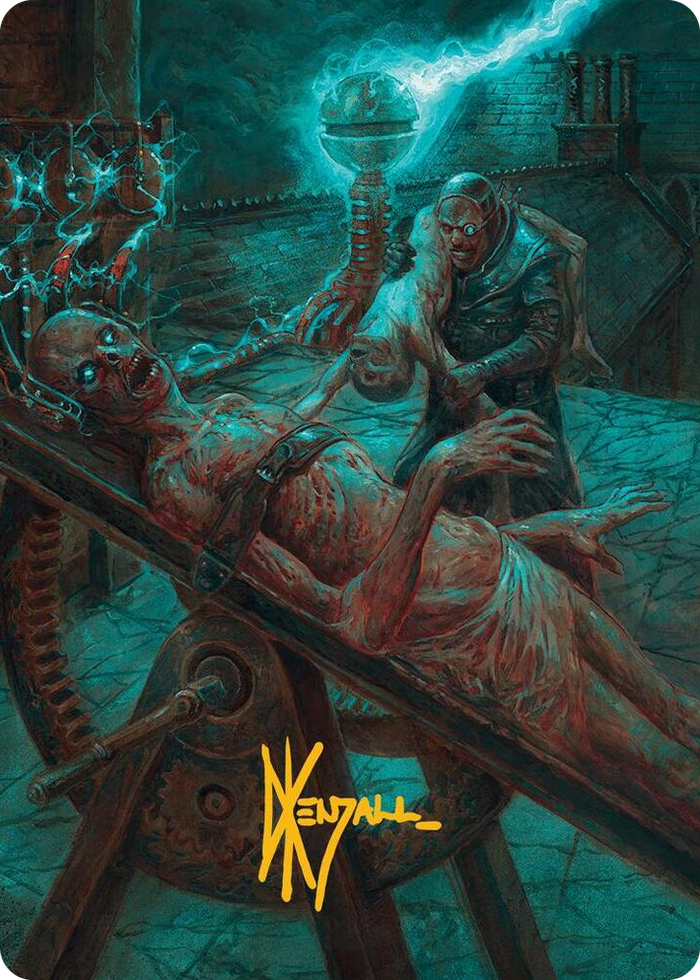 Rooftop Storm Art Card (Gold-Stamped Signature) #8 S - Art Series: Innistrad Remastered Pokemon card