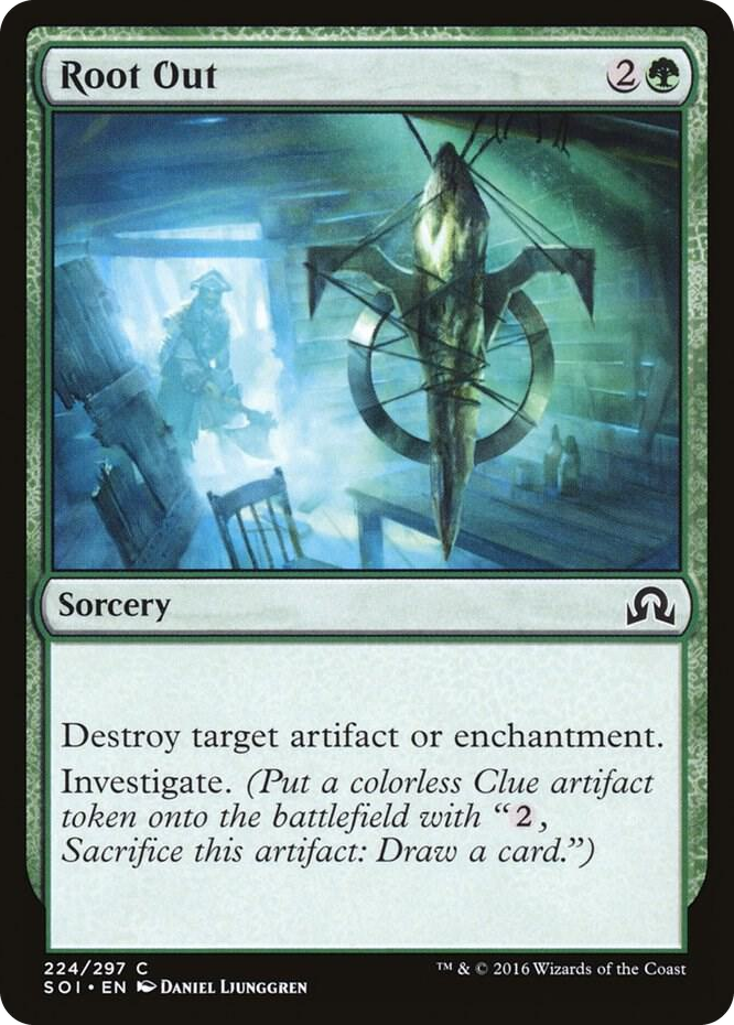 Root Out #224 C - Shadows over Innistrad Pokemon card