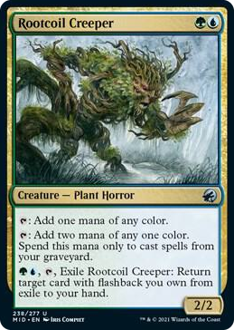 0238 Rootcoil Creeper U Innistrad: Midnight Hunt