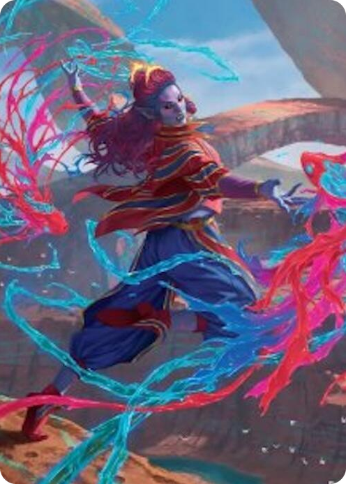Rootha, Mastering the Moment Art Card #34 S - Art Series: Secrets of Strixhaven Pokemon card