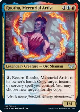 0227 Rootha, Mercurial Artist U Strixhaven: School of Mages