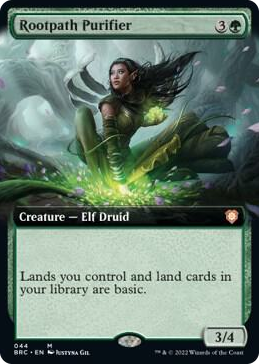 0044 Rootpath Purifier (Extended Art) M Commander: The Brothers' War