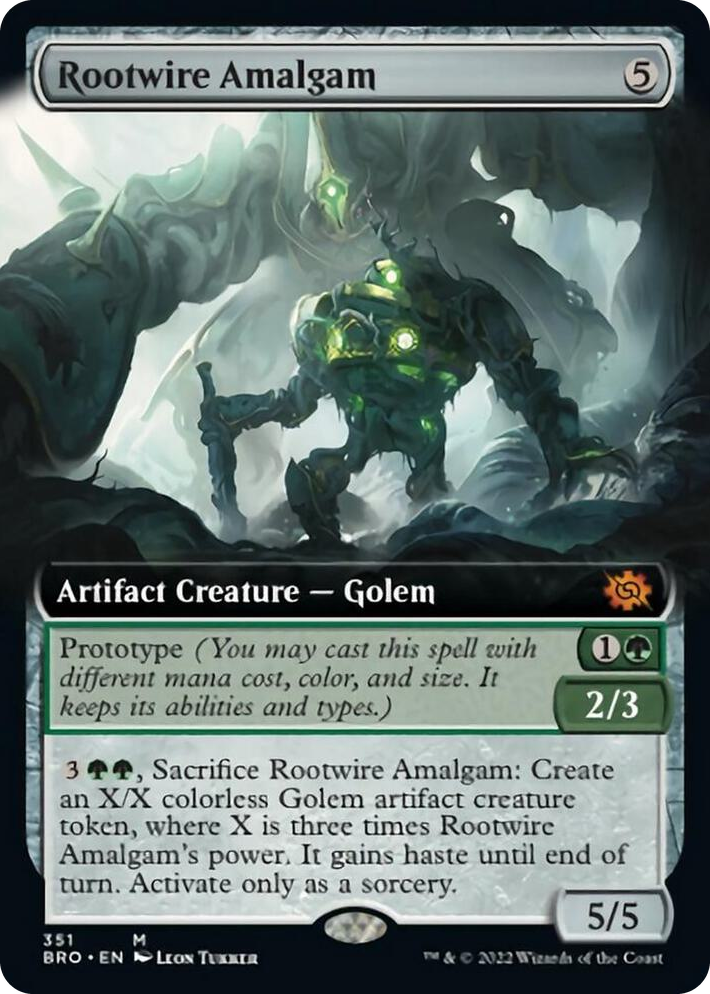 0351 Rootwire Amalgam (Extended Art) M The Brothers' War