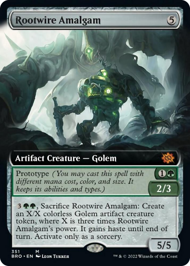 0351 Rootwire Amalgam (Extended Art) M The Brothers' War
