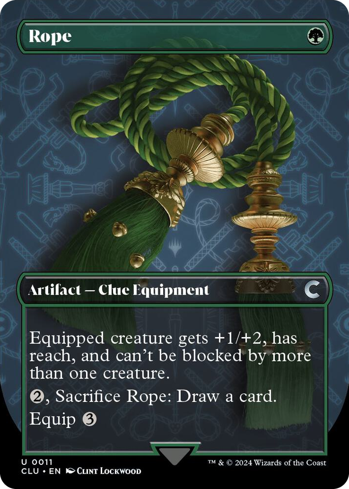 0011 Rope (Borderless) U Ravnica: Clue Edition