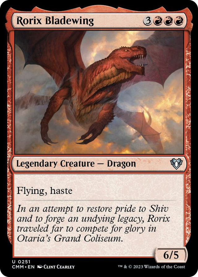 0251 Rorix Bladewing U Commander Masters