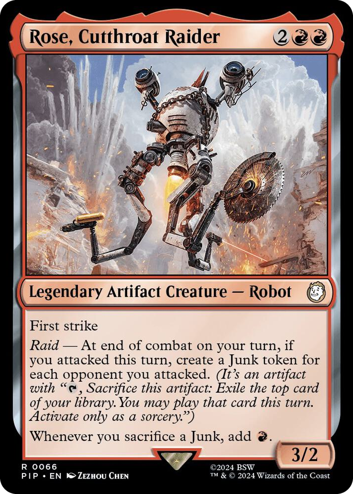 0066 Rose, Cutthroat Raider R Universes Beyond: Fallout