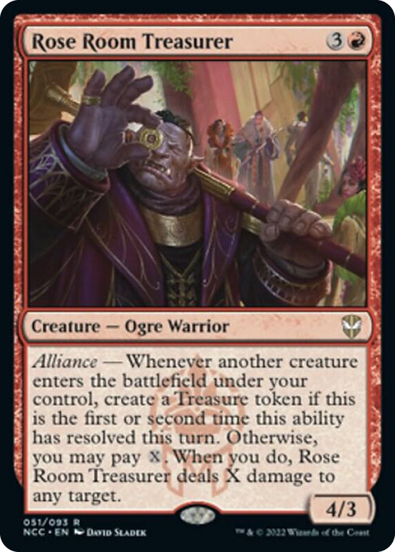 0051 Rose Room Treasurer R Commander: Streets of New Capenna