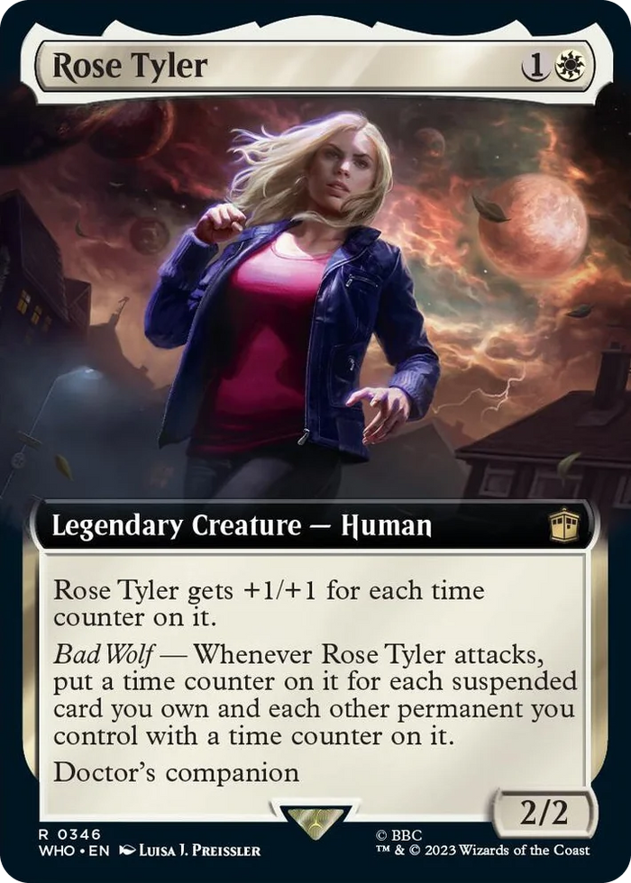 0346 Rose Tyler (Extended Art) R Universes Beyond: Doctor Who