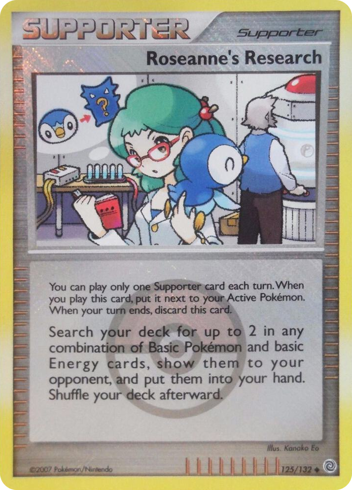 0125 Roseanne's Research - 125/132 (League Promo) Promo League & Championship Cards