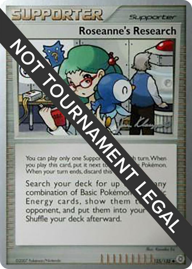 0125 Roseanne's Research - 2008 (Jason Klaczynski) Uncommon World Championship Decks