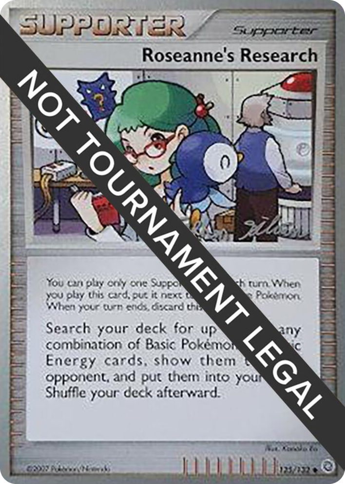 0125 Roseanne's Research - 2009 (Stephen Silvestro) Uncommon World Championship Decks