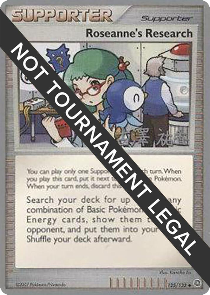 0125 Roseanne's Research - 2010 (Yuka Furusawa) Uncommon World Championship Decks