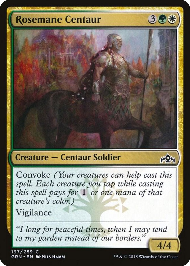 0197 Rosemane Centaur C Guilds of Ravnica