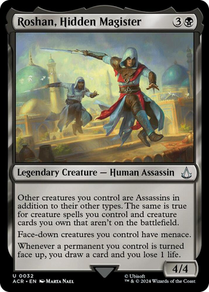 0032 Roshan, Hidden Magister U Universes Beyond: Assassin's Creed
