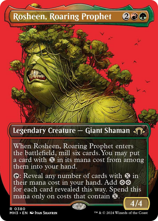 0380 Rosheen, Roaring Prophet (Borderless) R Modern Horizons 3